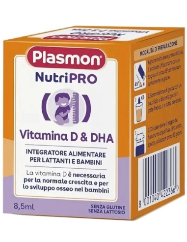 Plasmon Nutripro Vitamina D e DHA Integratore...