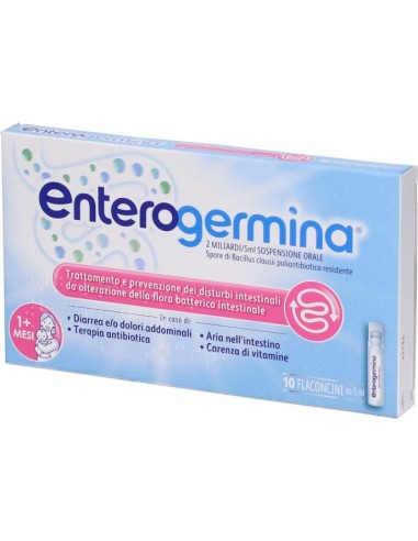 Enterogermina 10 Fiale Orali 2Miliardi / 5ml