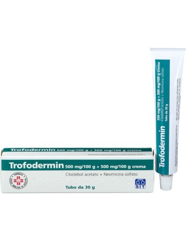 Trofodermin Crema Dermatologica 30g 0,5+0,5