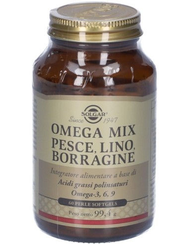 Solgar Omega Mix 60 Perle - Integratore Omega...