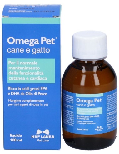 Omega Pet Mangime Complementare Cani e Gatti 100ml
