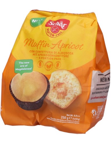 Schar Muffin Apricot 5 Pezzi 50g