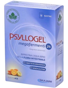 Psyllogel Megafermenti 24 Gusto Ace 12 Buste