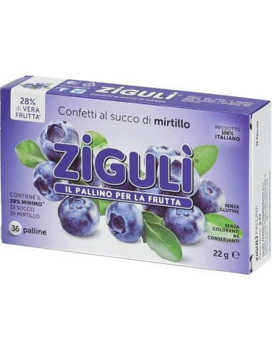 Zigulì Mirtillo 36 Palline 22g