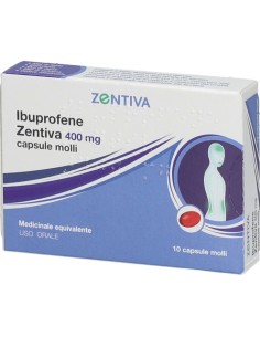 Ibuprofene Zentiva 10 Capsule Molli 400mg