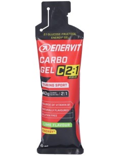 Enervit Carbo Gel C2:1 Pro Gel Energetico 60ml Gusto Lime