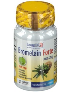 Longlife Bromelain Forte 30 Tavolette