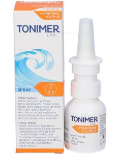 Tonimer Spray Nasale Hypertonic Flu Plus 20ml 2