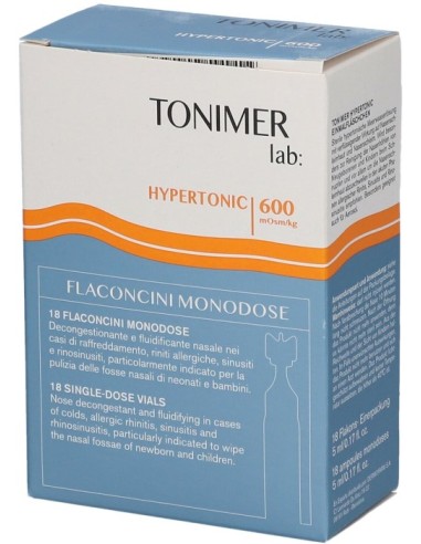 Tonimer Lab Hypertonic 18 Flaconcini 5ml