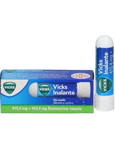 Vicks Inalante 1 Bastoncino Nasale 415,4mg + 415,4mg