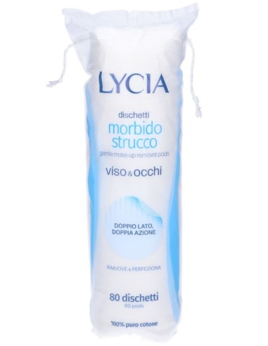 Lycia Dischetti Cotone Struccanti 80 Pezzi