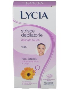 Lycia Delicate Touch Viso 20 Strisce Depilatorie