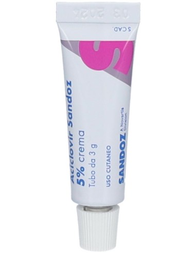 Aciclovir Sandoz Crema Tubo 3g 5%