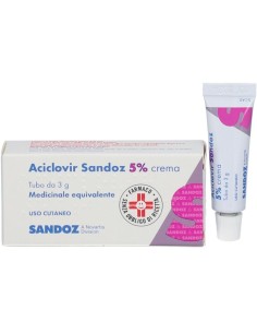 Aciclovir Sandoz Crema Tubo 3g 5% 2