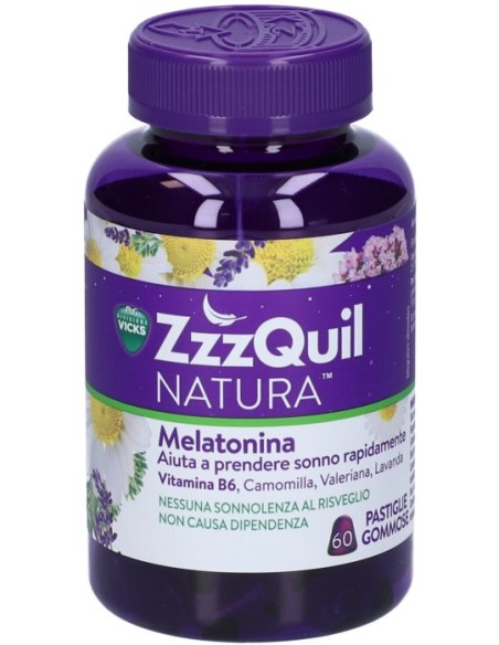 Vicks Zzzquil Natura 60 Pastiglie Gommose