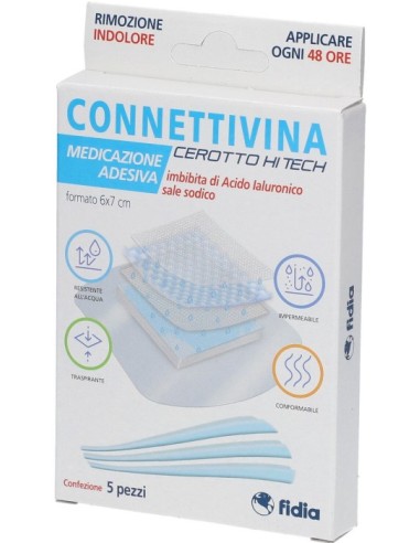 Connettivina Cerotto Hitech 6x7cm 5 Pezzi