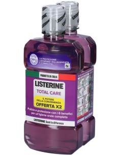Listerine Total Care Collutorio 2x500ml