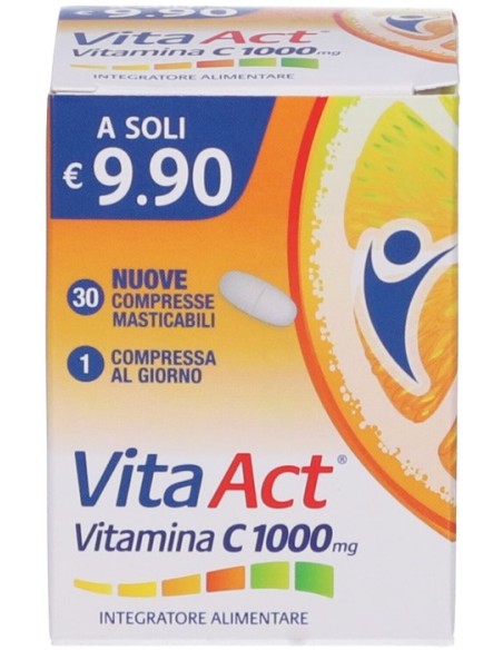 Vita Act Vitamina C 1000mg 30 Compresse Masticabili