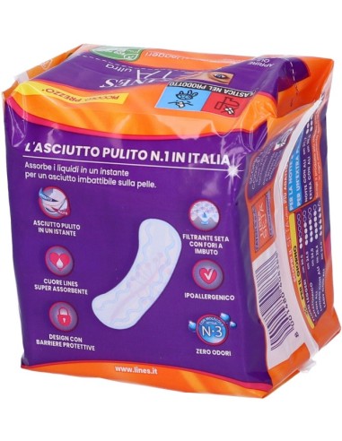 Lines Seta Ultra 14 Assorbenti Flusso Leggero