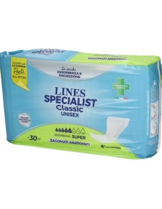 Lines Special Classic Pannolone Sagomato Sottile Super 30...