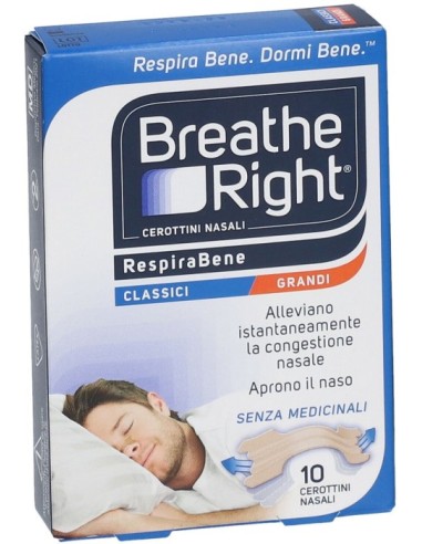 Breath Right Cerotti Nasali Classici Grandi 10...