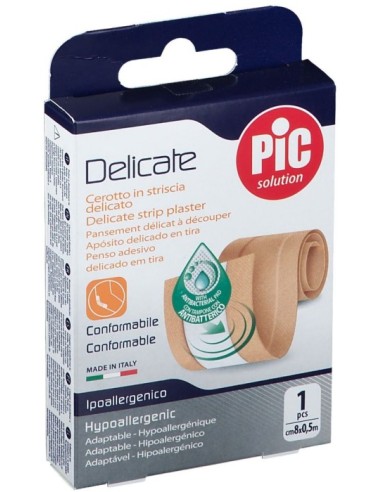 Pic Delicate Cerotto Striscia Rosa 8x0,5cm
