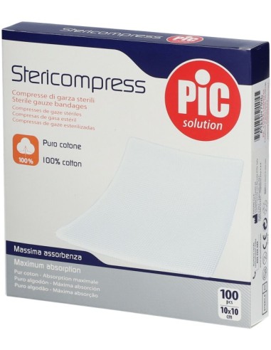 Pic Stericompress Garze Sterili 10x10cm 100 Pezzi