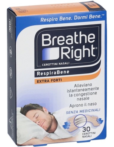 Breathe Right Cerotti Nasali Extra Forti 30 Pezzi