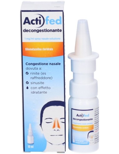 Actifed Decongestionante 1mg/ml Spray Nasale 10ml