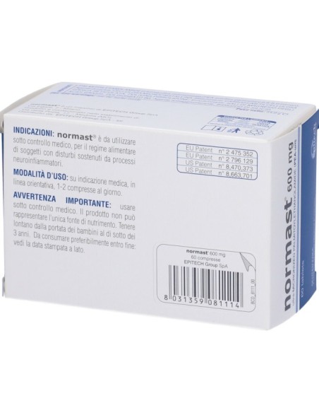 Normast 600mg 60 Compresse