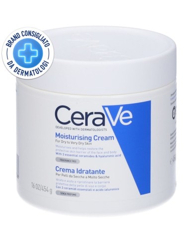 CeraVe Crema Corpo Idratante Pelle Molto Secca...