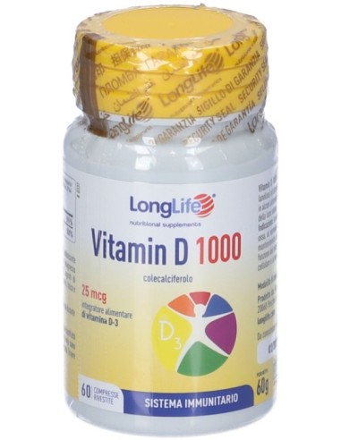 Longlife Vitamina D 1000 60 Compresse