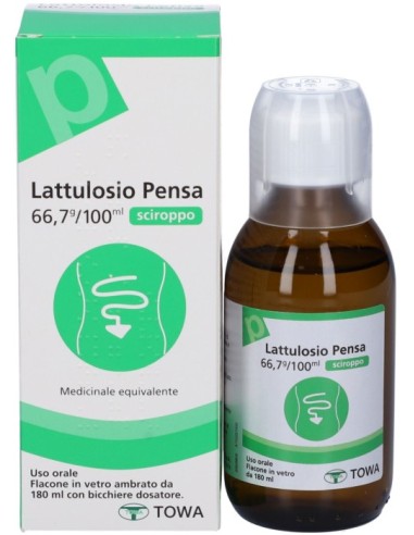 Lattulosio Pensa Sciroppo 180ml 66,7g/100ml...