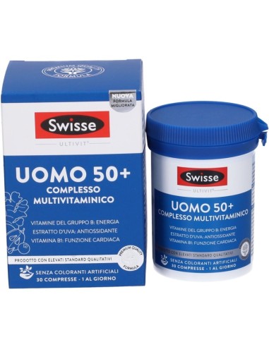 Swisse Multivitaminico Uomo 50+ 30 Compresse