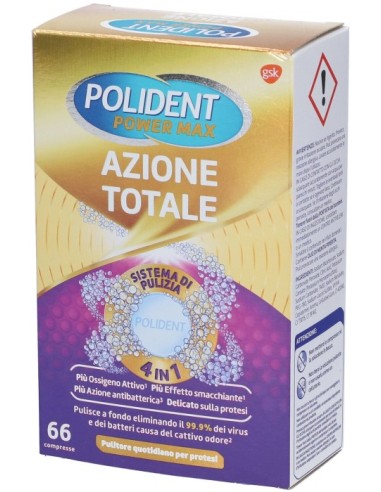 Polident Azione Totale Pulitore Protesi Dentale...