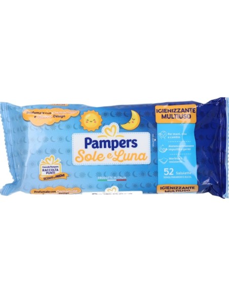 Pampers Wipes Sole e Luna 52 Pezzi