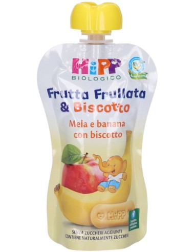 Hipp Frutta Frullata Mela Banana Biscotto 6...