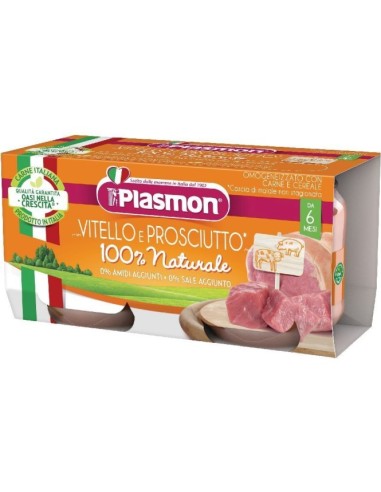 Plasmon Omogeneizzato Vitello/Prosciutto Cotto...