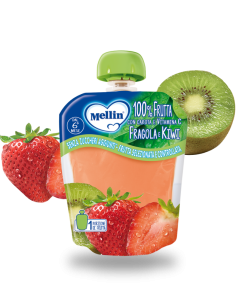 Mellin Pouch Fragola/Kiwi 90g 2
