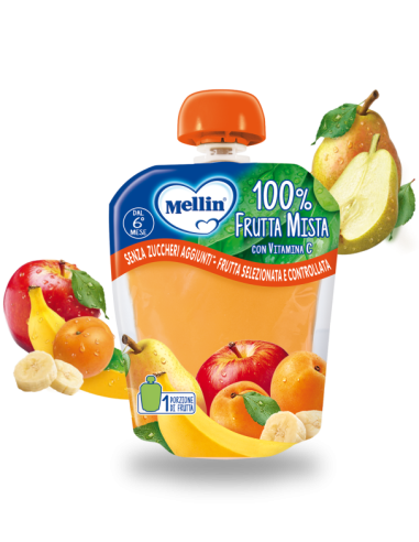 Mellin Pouch Frutta Mista 90g