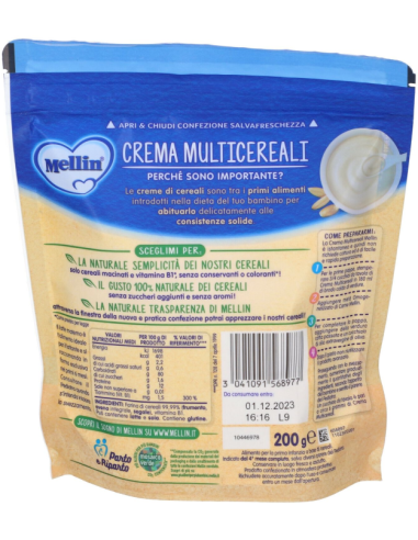 Mellin Crema Multicereali 200g