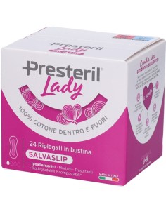 Lady Presteril 24 Proteggislip Cotone Ripiegati