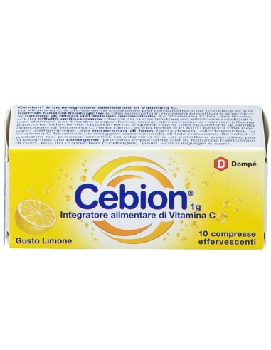 Cebion Vitamina C Effervescente Limone 10...