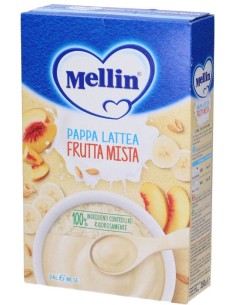 Mellin Pappa Lattea Frutta Mista 250g