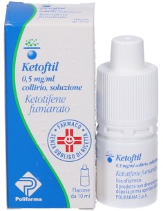 Ketoftil Collirio 10ml 0,5 mg/ml