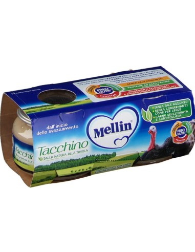 Mellin Omogeneizzato Tacchino 2x80g