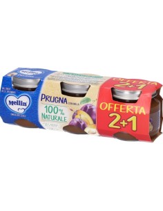 Mellin Omogeneizzato Prugna con Mela 3x100g