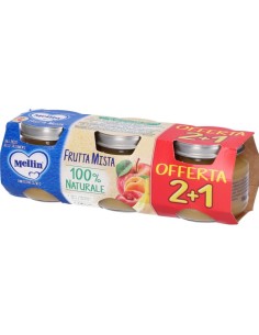 Mellin Omogeneizzato Frutta Mix 3x100g