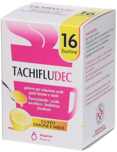 Tachifludec 16 Buste Limone Miele
