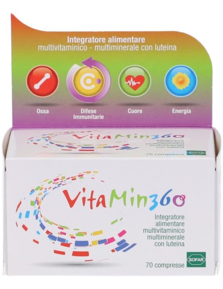 Vitamin 360 Multivitaminico Multiminerale 70 Compresse